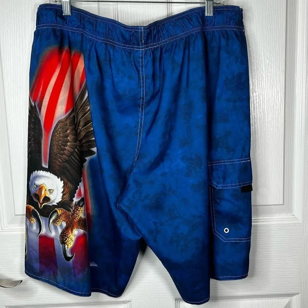 The Mountain Screaming Eagle Swim Trunks Sz XL